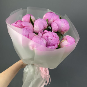 Пионы розовые ароматные 9